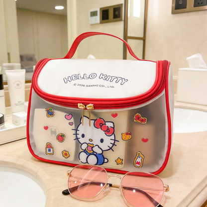 Portable Waterproof Semi-Transparent Cosmetic Organizer Bag C-253