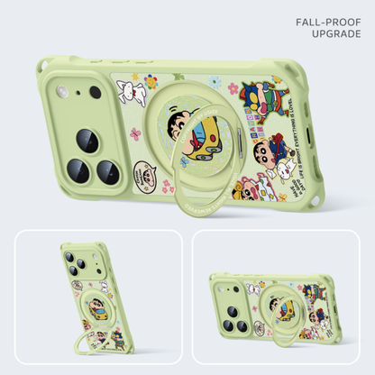Crossbody iPhone Case with Adjustable Lanyard & 360° Rotating Stand C-80005