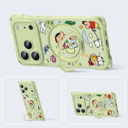 Crossbody iPhone Case with 360° Rotating Stand & Lanyard C-80008