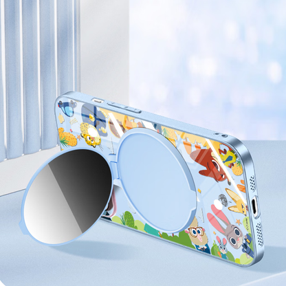 iPhone Case with Built-In Makeup Mirror & Foldable Stand C-80022