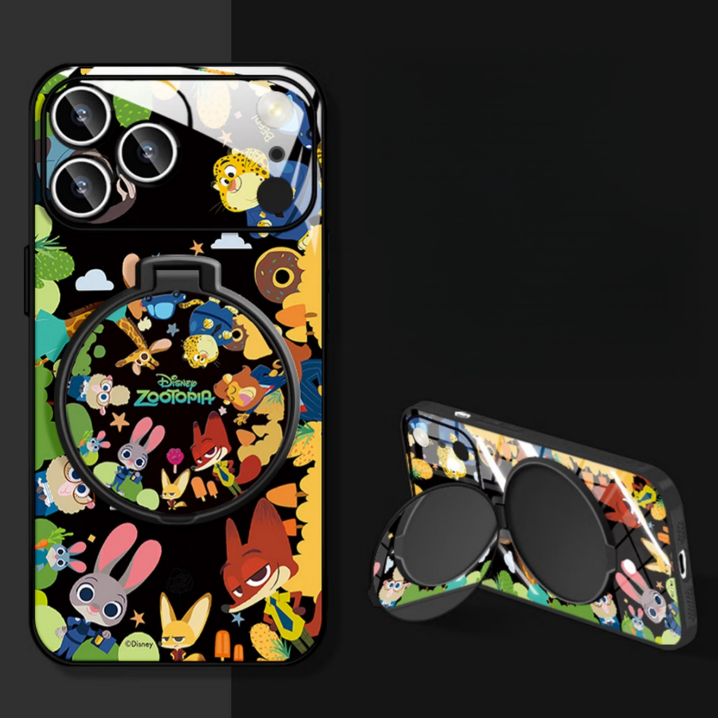 iPhone Case with Built-In Makeup Mirror & Foldable Stand C-80022