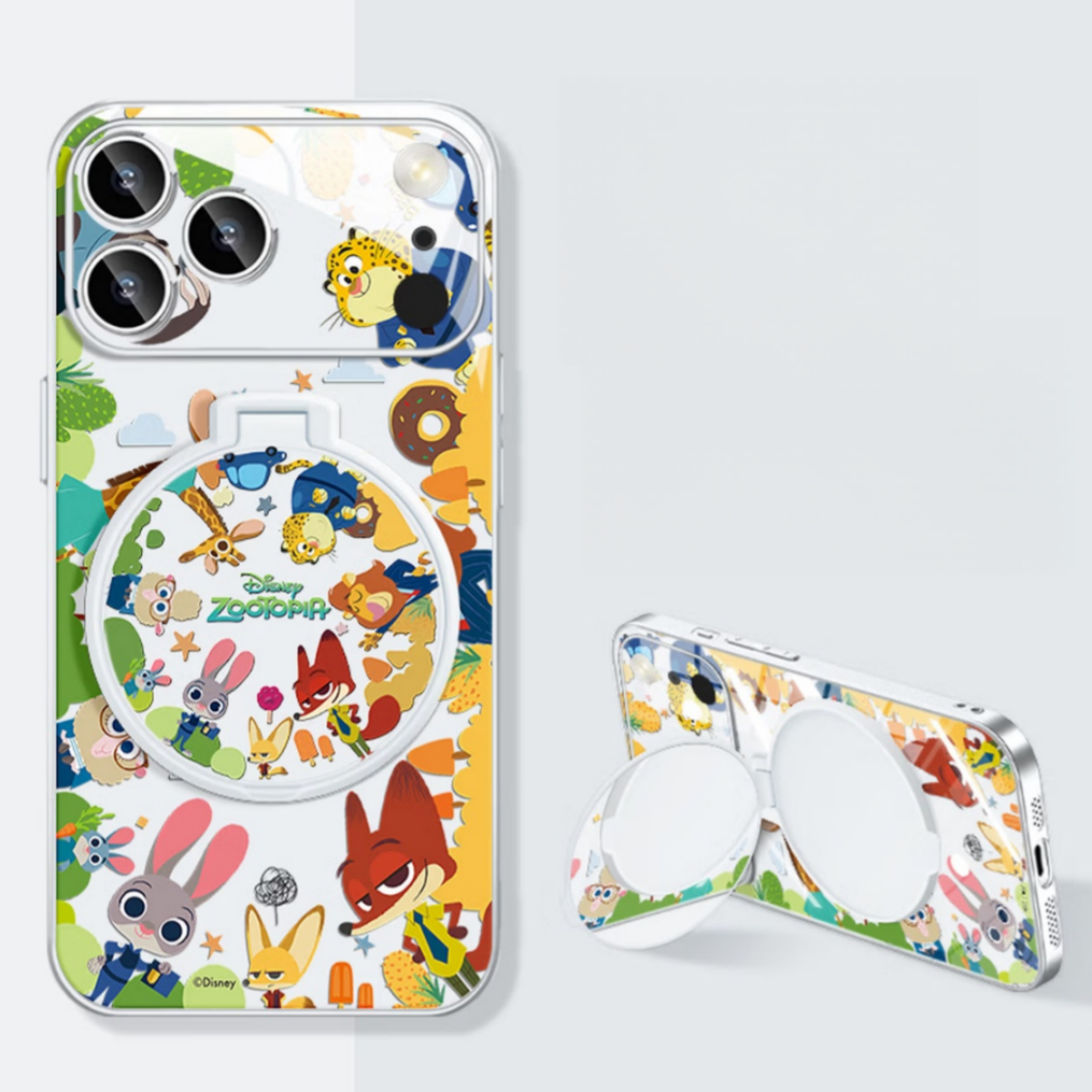 iPhone Case with Built-In Makeup Mirror & Foldable Stand C-80022