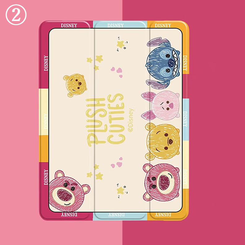 Double-Sided Printed Shockproof iPad Case with Multi-Angle Stand C-80026