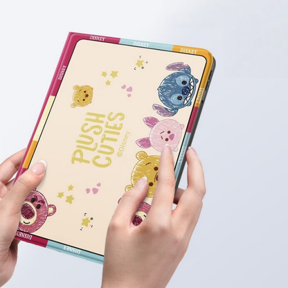 Multi-Angle Stand Double-Sided Printed Faux Leather Full-Protection iPad Case C-80027