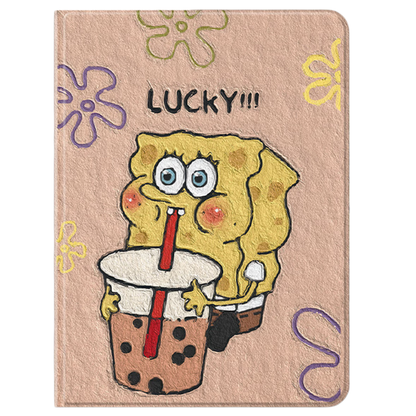 Soft-Touch Faux Leather iPad Case with Auto Sleep/Wake & Shock Protection C-80037