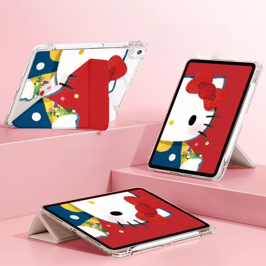 Transparent iPad Case with Stand & Auto Sleep/Wake C-80059