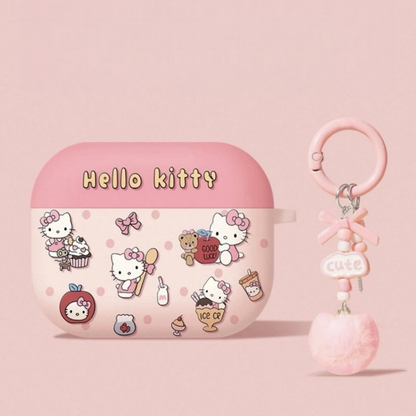Stain-Resistant AirPods Case with Anti-Drop Keychain C-80060