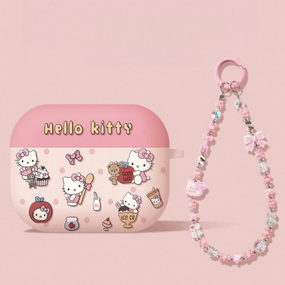 Stain-Resistant AirPods Case with Anti-Drop Keychain C-80060