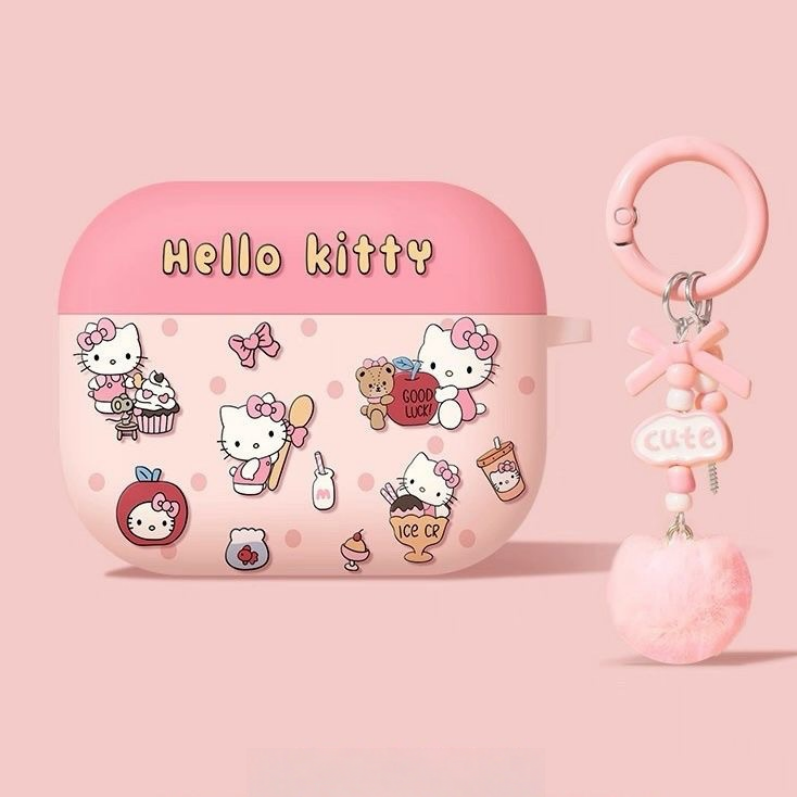 Stain-Resistant AirPods Case with Anti-Drop Keychain C-80060
