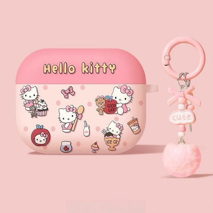 Stain-Resistant AirPods Case with Anti-Drop Keychain C-80060