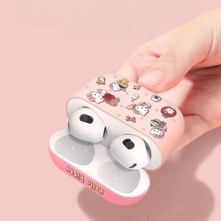 Stain-Resistant AirPods Case with Anti-Drop Keychain C-80060