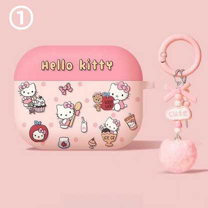 Stain-Resistant AirPods Case with Anti-Drop Keychain C-80060