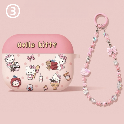 Stain-Resistant AirPods Case with Anti-Drop Keychain C-80060