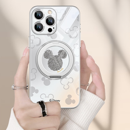 MagSafe-Compatible iPhone Case with 360° Rotating Magnetic Ring Stand C-80040