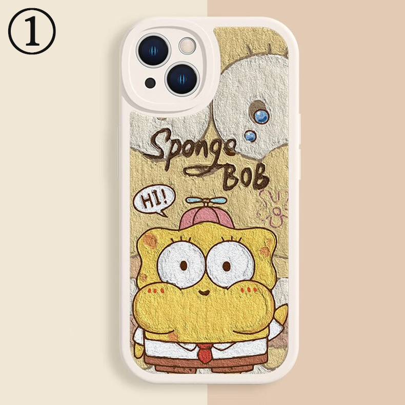 Cute Soft-Touch iPhone Case with Raised Camera Protection C-80047