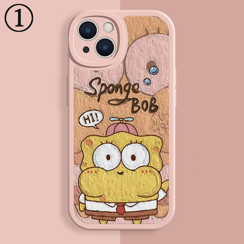 Cute Soft-Touch iPhone Case with Raised Camera Protection C-80047