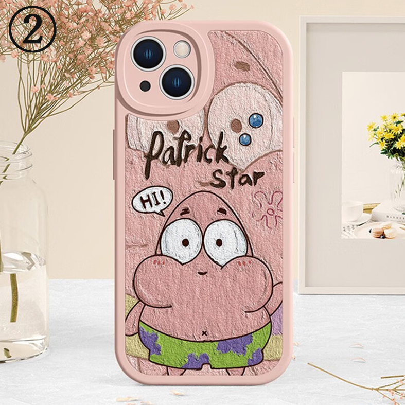 Cute Soft-Touch iPhone Case with Raised Camera Protection C-80047