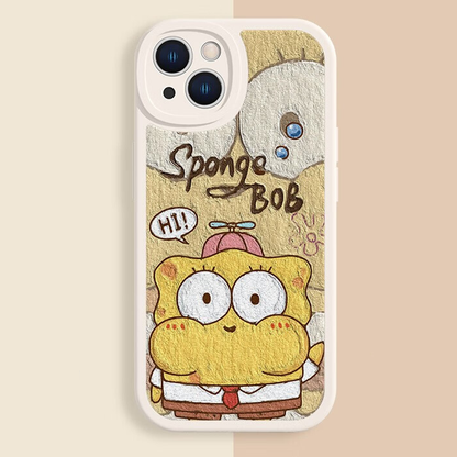 Cute Soft-Touch iPhone Case with Raised Camera Protection C-80047