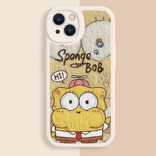 Cute Soft-Touch iPhone Case with Raised Camera Protection C-80047
