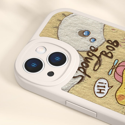Cute Soft-Touch iPhone Case with Raised Camera Protection C-80047
