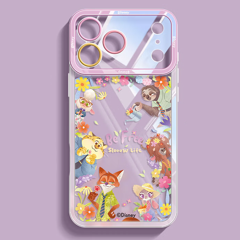 Clear Shock-Resistant iPhone Case with Raised Edge Protection C-80049