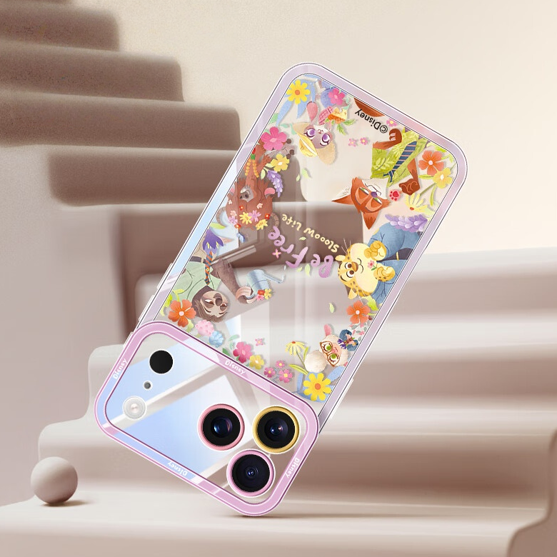 Clear Shock-Resistant iPhone Case with Raised Edge Protection C-80049
