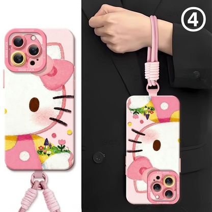 Silicone iPhone Case with Camera Protection & Optional Charm C-80020