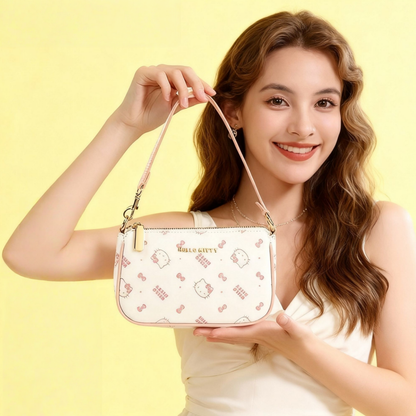 Cute All-Over Print PU Leather Shoulder Bag C-305