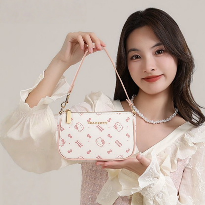 Cute All-Over Print PU Leather Shoulder Bag C-305
