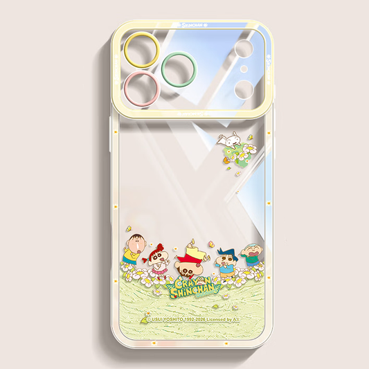 Clear Shock-Resistant iPhone Case with Raised Edge Protection C-80052