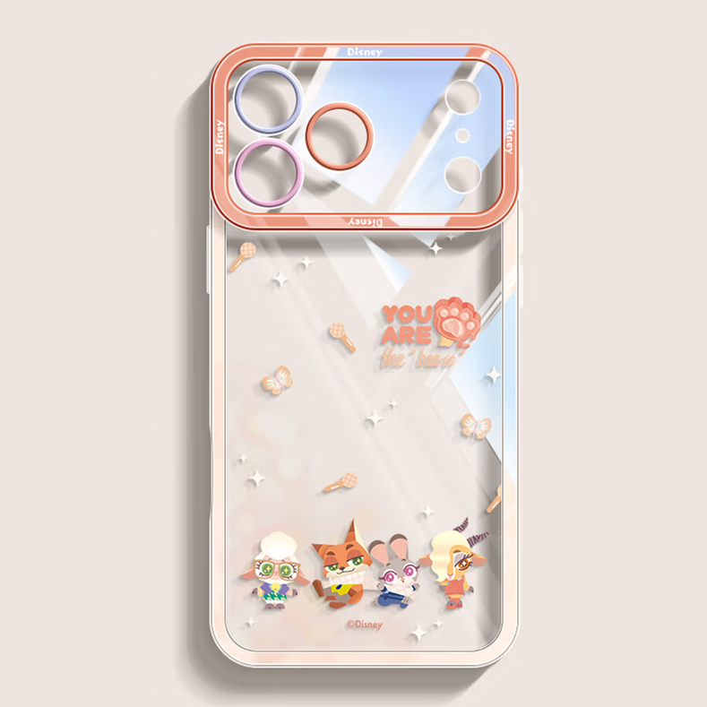 Clear Shock-Resistant iPhone Case with Raised Edge Protection C-80053