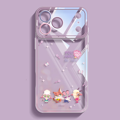 Clear Shock-Resistant iPhone Case with Raised Edge Protection C-80053