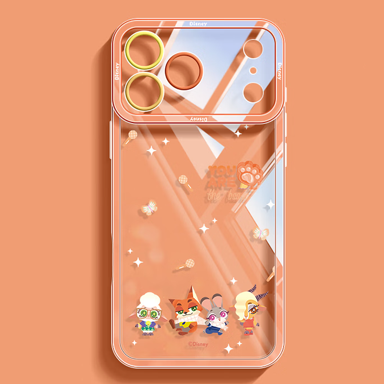 Clear Shock-Resistant iPhone Case with Raised Edge Protection C-80053