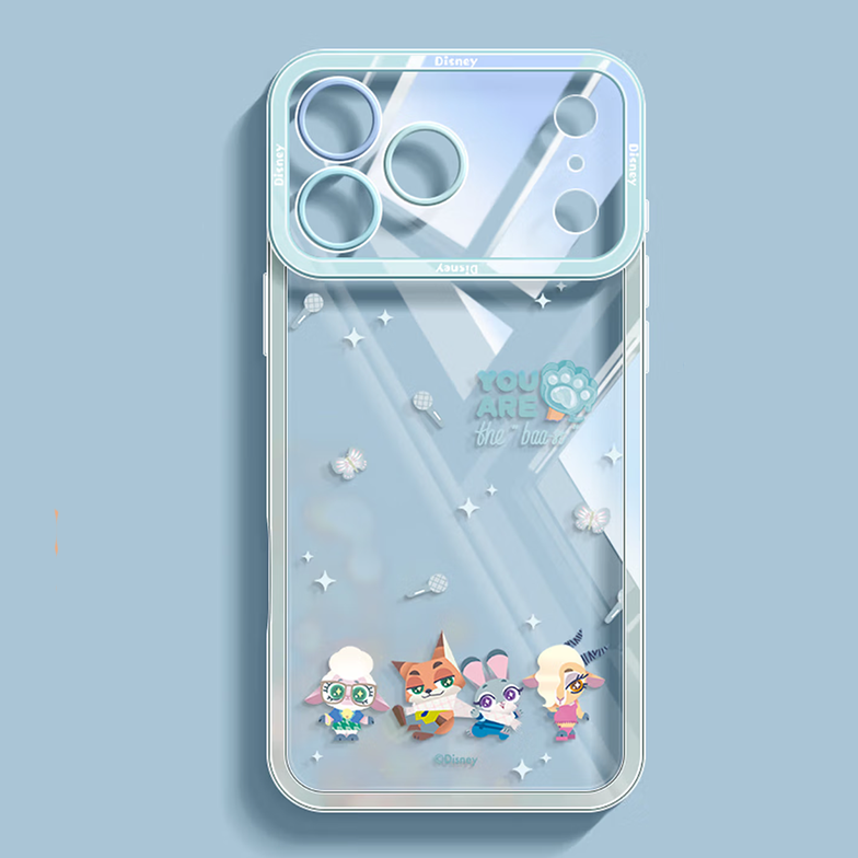 Clear Shock-Resistant iPhone Case with Raised Edge Protection C-80053