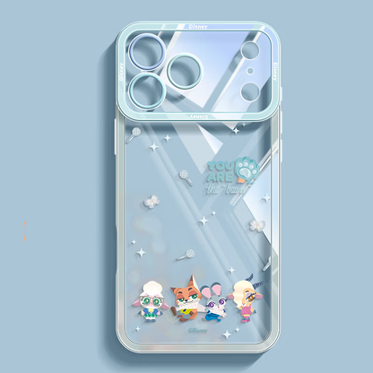 Clear Shock-Resistant iPhone Case with Raised Edge Protection C-80053
