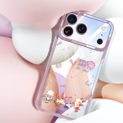 Clear Shock-Resistant iPhone Case with Raised Edge Protection C-80053