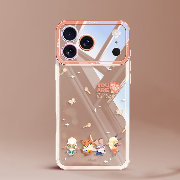 Clear Shock-Resistant iPhone Case with Raised Edge Protection C-80053