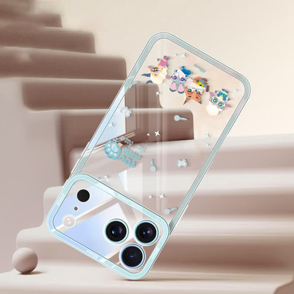 Clear Shock-Resistant iPhone Case with Raised Edge Protection C-80053