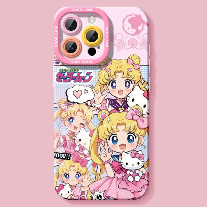 Soft Shock-Absorbing Case with Charm Compatible with iPhone – C-80058
