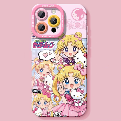 Soft Shock-Absorbing Case with Charm Compatible with iPhone – C-80058