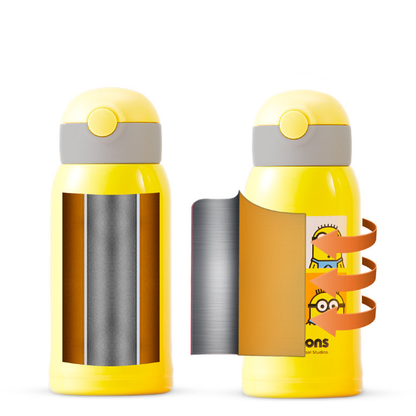 600ML 316 Stainless Steel Vacuum Insulated Cup Lid Water Bottle C-363