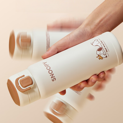 500ML 316 Stainless Steel One-Touch Leakproof Insulated Water Bottle C-349