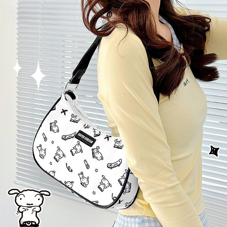 Casual Print Underarm Shoulder Bag C-353