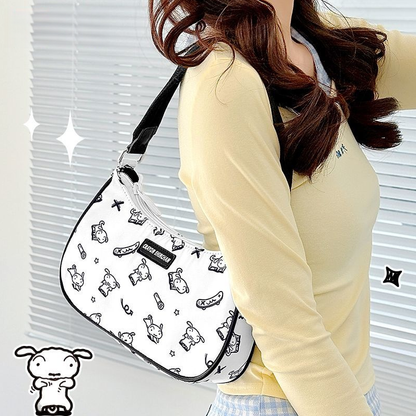 Casual Print Underarm Shoulder Bag C-353