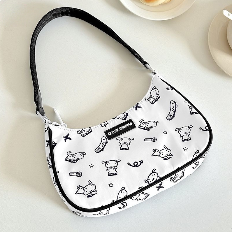 Casual Print Underarm Shoulder Bag C-353