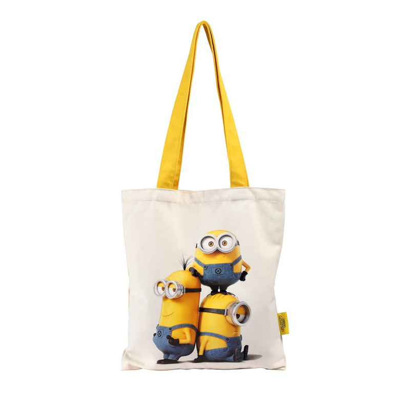 Cute Print Large Capacity Canvas Tote Bag C-366
