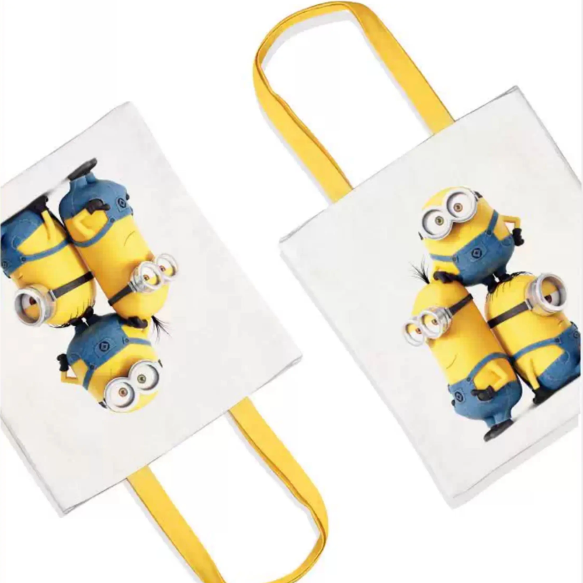 Cute Print Large Capacity Canvas Tote Bag C-366