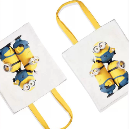 Cute Print Large Capacity Canvas Tote Bag C-366