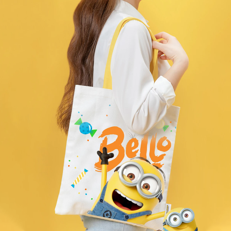 Large Capacity Printed Canvas Tote Bag C-369
