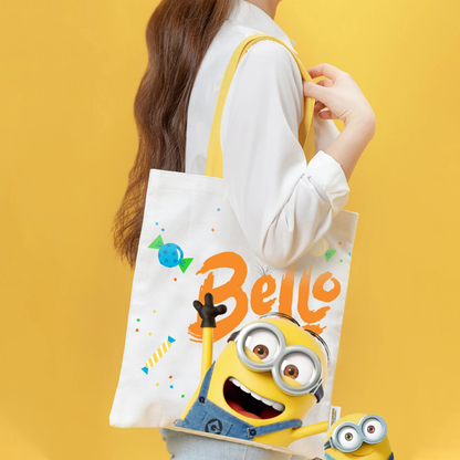 Large Capacity Printed Canvas Tote Bag C-369